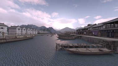 Limanın 3B görüntülemesi