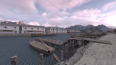 Limanın 3B görüntülemesi