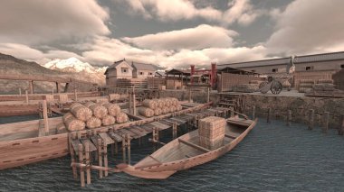 Limanın 3B görüntülemesi