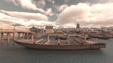 Limanın 3B görüntülemesi