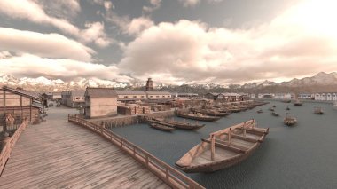 Limanın 3B görüntülemesi