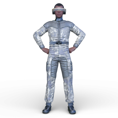 Bir siber adamın 3 boyutlu canlandırması