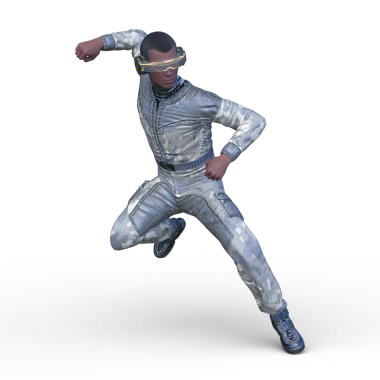 Bir siber adamın 3 boyutlu canlandırması