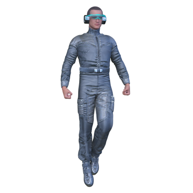 Bir siber adamın 3 boyutlu canlandırması