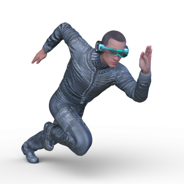 Bir siber adamın 3 boyutlu canlandırması