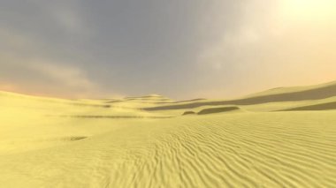 Çölün 360 derece görüntülenmesi