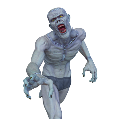 Bir erkek canavarın 3 boyutlu canlandırması