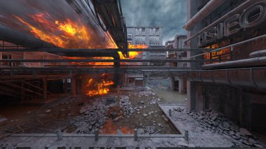 Üssün 3 boyutlu görüntülemesi saldırı altında