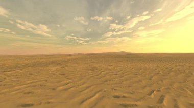 Çölün 360 derece görüntülenmesi