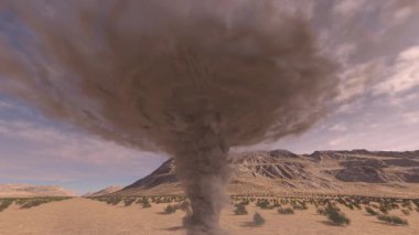 Kasırganın 360 derecelik görüntüsü