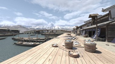 Limanın 3B görüntülemesi