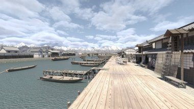 Limanın 3B görüntülemesi