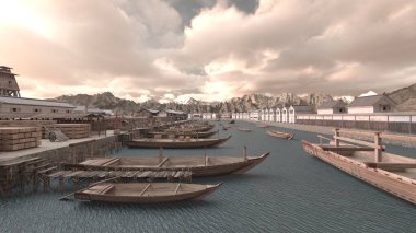 Limanın 3B görüntülemesi