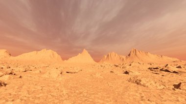 Çölün 3 boyutlu canlandırması