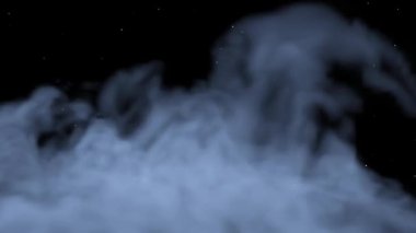 Duman arkaplanının 3B canlandırması