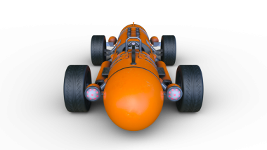 Eski arabanın 3B görüntülemesi