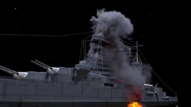 Donanma gemisinin 3D görüntülemesi