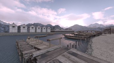 Limanın 3B görüntülemesi