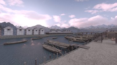 Limanın 3B görüntülemesi