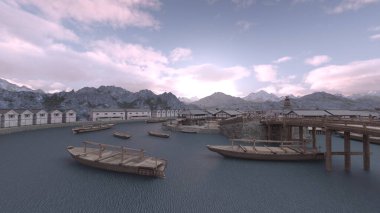 Limanın 3B görüntülemesi