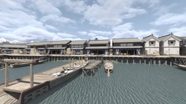 Limanın 3B görüntülemesi