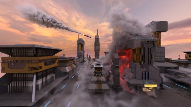 Üssün 3 boyutlu görüntülemesi saldırı altında