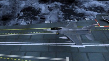 Uçak gemisinin 3D görüntülemesi