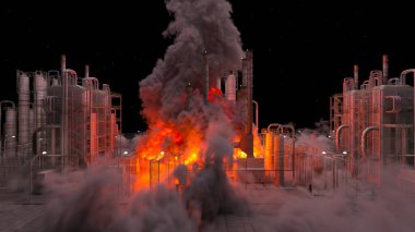 Üssün 3 boyutlu görüntülemesi saldırı altında