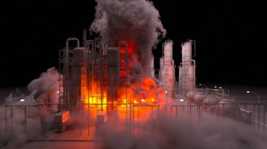 Üssün 3 boyutlu görüntülemesi saldırı altında