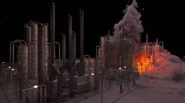 Üssün 3 boyutlu görüntülemesi saldırı altında