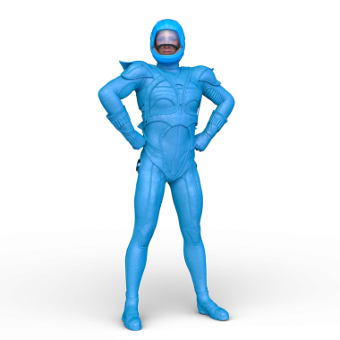 Bir siber adamın 3 boyutlu canlandırması