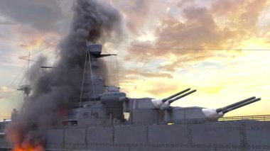 Donanma gemisinin 3D görüntülemesi