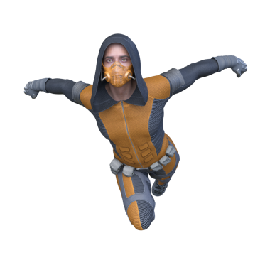 Bir siber savaşçının 3 boyutlu canlandırması