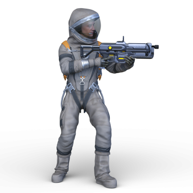 Bir siber savaşçının 3 boyutlu canlandırması