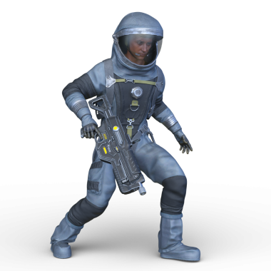 Bir siber savaşçının 3 boyutlu canlandırması