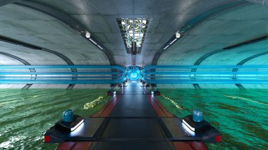 Uzay aracının 3 boyutlu görüntülemesi