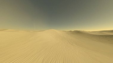 Çölün 3 boyutlu canlandırması