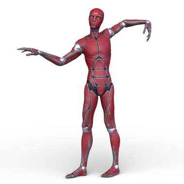 Bir robotun 3D canlandırması