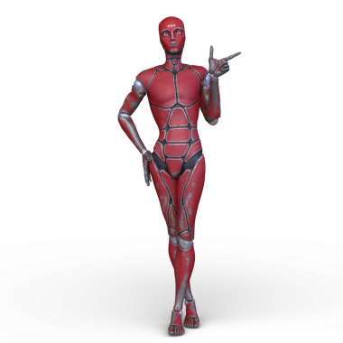 Bir robotun 3D canlandırması