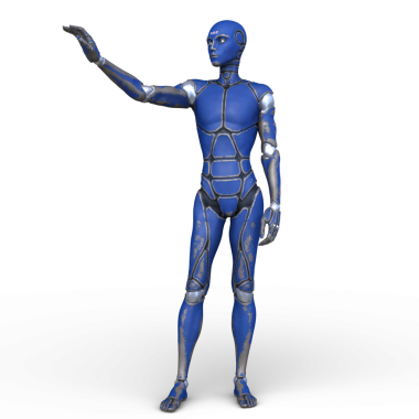 Bir robotun 3D canlandırması