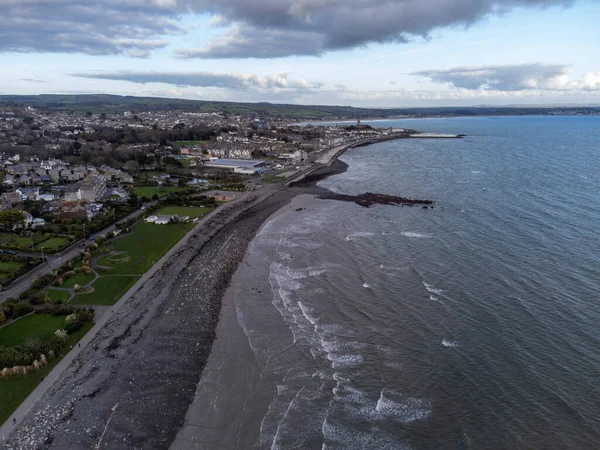 stock image Penzance aerial view cornwall England uk drone 