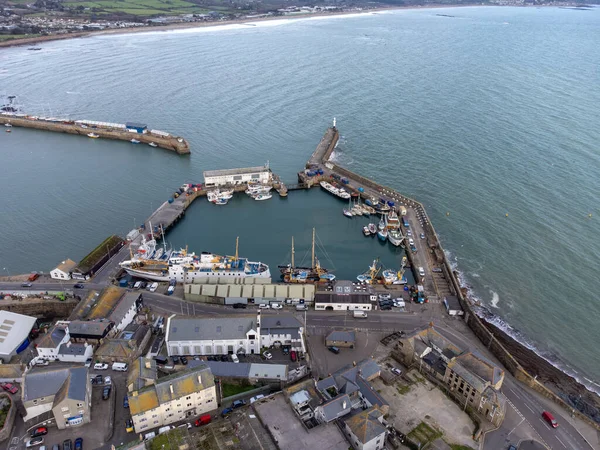 Penzance Airview England Drone — 스톡 사진