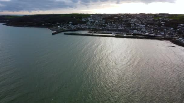 Ngiltere Nin Yeni Limanı Cornwall Ngiltere — Stok video