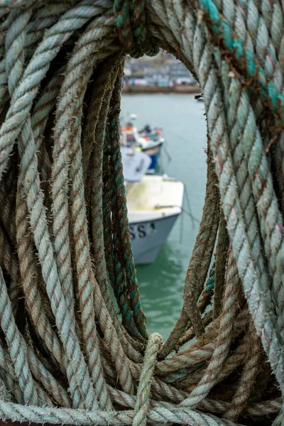 Cordes Pour Pêche Pour Les Bateaux Ives Cornwall — Photo