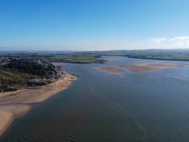 view towards Rock near Padstow Cornwall England UK 
