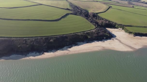 Padstow Air Doom Bar Cornwall England Aerial Drone — Video