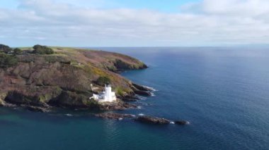 St. Antony Deniz Feneri Cornwall İngiltere Hava Aracı 'ndan İngiltere 
