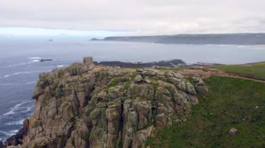 İngiltere 'nin Cornwall' ından Sennen Cove hava aracı. 