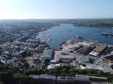 Falmouth, Cornwall UK havaalanından liman alanına girdi. 