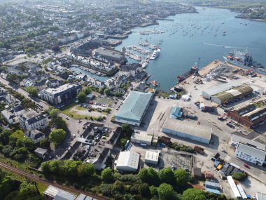 Falmouth, Cornwall UK havaalanından liman alanına girdi. 